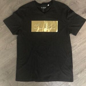 Guess  gold and black t-shirts